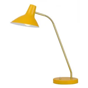 Farbon Metal Desk Lamp, Yellow by Telbix, a Desk Lamps for sale on Style Sourcebook