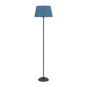 Jaxon Metal Base Floor Lamp, Black / Blue by Telbix, a Floor Lamps for sale on Style Sourcebook
