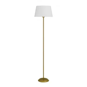 Jaxon Metal Base Floor Lamp, Gold / Ivory by Telbix, a Floor Lamps for sale on Style Sourcebook