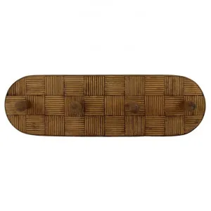 Hughes Rattan Wall Hook, Natural by NF Living, a Wall Shelves & Hooks for sale on Style Sourcebook