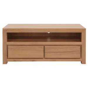 Amsterdam Mindi Wood 2 Drawer TV Unit, 120cm, Natural by Centrum Furniture, a Entertainment Units & TV Stands for sale on Style Sourcebook