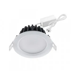 Aquarius IP65 Indoor / Outdoor LED Downlight, 9W, 5700K, White by Mercator, a Spotlights for sale on Style Sourcebook