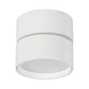 Diaz Surface Mount LED Downlight, 12W, CCT, White by Mercator, a Spotlights for sale on Style Sourcebook