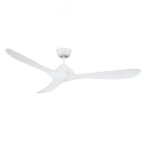 Juno DC Ceiling Fan, 142cm/56", White by Mercator, a Ceiling Fans for sale on Style Sourcebook