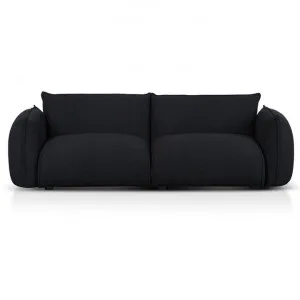 Nexo Boucle Fabric Sofa, 3 Seater, Black by Conception Living, a Sofas for sale on Style Sourcebook