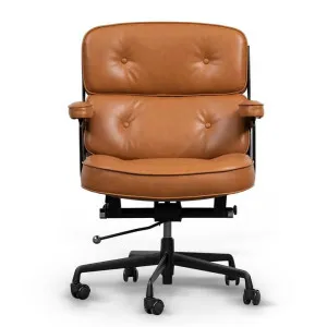 Erickson PU Leather Office Chair, Honey Tan by Conception Living, a Chairs for sale on Style Sourcebook