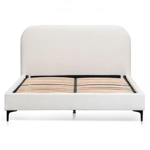Notmark Boucle Fabric Platform Bed, Queen, Cream by Conception Living, a Beds & Bed Frames for sale on Style Sourcebook