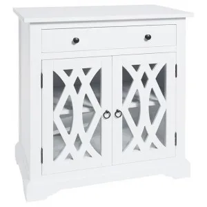Boston Timber Bedside Table, White by Canvas Sasson, a Bedside Tables for sale on Style Sourcebook