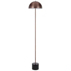 Domez Iron & Marble Floor Lamp, Bronze / Black by Telbix, a Floor Lamps for sale on Style Sourcebook