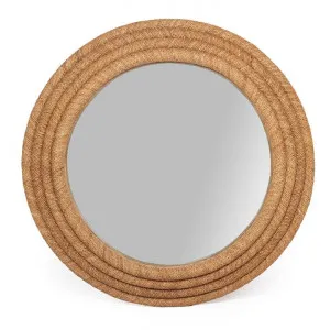 Chloe Rope Frame Round Wall Mirror, Quad Rope, 90cm by Serrata Living, a Mirrors for sale on Style Sourcebook