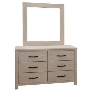 Lakeland Mountain Ash Timber 6 Drawer Dresser with Mirror by Dodicci, a Dressers & Chests of Drawers for sale on Style Sourcebook