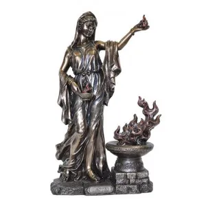 Veronese Cold Cast Bronze Greek Mythology Figurine, Hestia by Veronese, a Statues & Ornaments for sale on Style Sourcebook