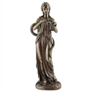 Veronese Cold Cast Bronze Coated Greek Mythology Figurine, Hygieia by Veronese, a Statues & Ornaments for sale on Style Sourcebook