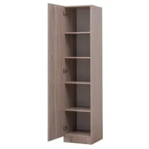 Mission 1 Door Pantry Cabinet, Light Oak by EBT Furniture, a Wardrobes for sale on Style Sourcebook