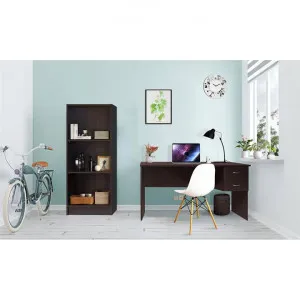 Congo Study Desk & Bookcase Set, 90cm, Walnut by EBT Furniture, a Desks for sale on Style Sourcebook