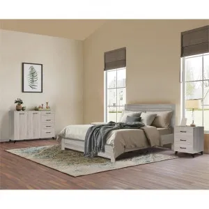 Hana 4 Piece Bedroom Suite with Dresser, Double, Light Oak by EBT Furniture, a Bedroom Sets & Suites for sale on Style Sourcebook