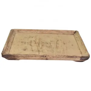 Naka Reclaimed Elm Timber Square Tray by Affinity Furniture, a Trays for sale on Style Sourcebook