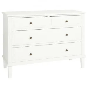 Shelter Poplar Timber 4 Drawer Chest by Canvas Sasson, a Dressers & Chests of Drawers for sale on Style Sourcebook