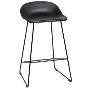 Alto Space Indoor / Outdoor Counter Stool, Black by Canvas Sasson, a Bar Stools for sale on Style Sourcebook