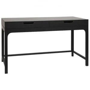 Arco Wooden Desk, 135cm, Black by Canvas Sasson, a Desks for sale on Style Sourcebook