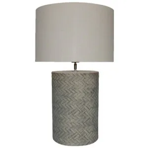 Silo Concrete Base Table Lamp by Canvas Sasson, a Table & Bedside Lamps for sale on Style Sourcebook