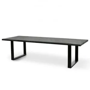 Craig Reclaimed Wood 2.8m Dining Table - Black by Interior Secrets - AfterPay Available by Interior Secrets, a Dining Tables for sale on Style Sourcebook