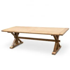 Winston Reclaimed 3m Elm Wood Dining Table - Rustic Natural by Interior Secrets - AfterPay Available by Interior Secrets, a Dining Tables for sale on Style Sourcebook