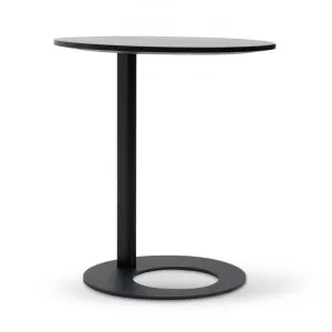 Nielsen 50cm Wooden Side Table - Full Black by Interior Secrets - AfterPay Available by Interior Secrets, a Side Table for sale on Style Sourcebook