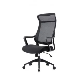 Lyman Mesh Ergonomic Office Chair - Black by Interior Secrets - AfterPay Available by Interior Secrets, a Chairs for sale on Style Sourcebook