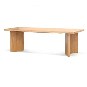 Munoz 2.4m Elm Dining Table - Natural by Interior Secrets - AfterPay Available by Interior Secrets, a Dining Tables for sale on Style Sourcebook