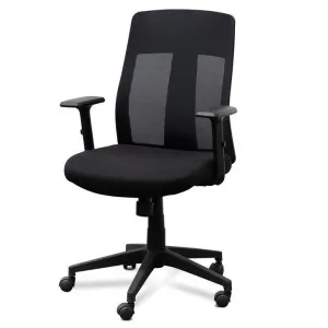 Ex Display - Benson Mesh Office Chair - Black by Interior Secrets - AfterPay Available by Interior Secrets, a Chairs for sale on Style Sourcebook