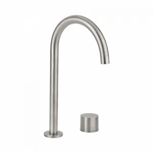 Milani Swivel Hob Mixer Set - Brushed Nickel by ABI Interiors Pty Ltd, a Bathroom Taps & Mixers for sale on Style Sourcebook