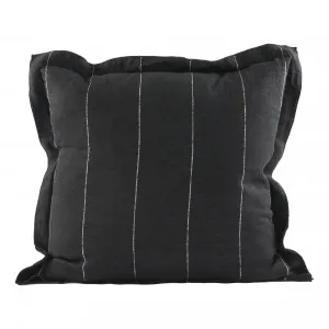 Carter Feather Fill Cushion 50x50cm in Black/White by OzDesignFurniture, a Cushions, Decorative Pillows for sale on Style Sourcebook