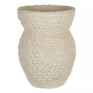 Tyrone Vase 36x47cm in Ivory by OzDesignFurniture, a Vases & Jars for sale on Style Sourcebook