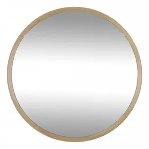 Benny Round Mirror 120cm in Natural Oak by OzDesignFurniture, a Mirrors for sale on Style Sourcebook