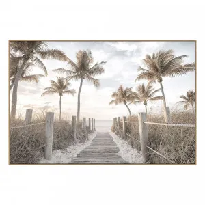 Summer Walk Box Framed Canvas in 100x150cm by OzDesignFurniture, a Painted Canvases for sale on Style Sourcebook