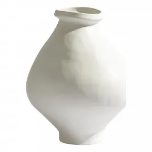 Mediterranean Vase 25.3x33cm in White by OzDesignFurniture, a Vases & Jars for sale on Style Sourcebook