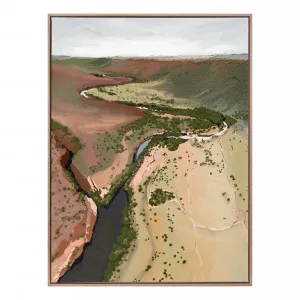 Where the River Runs Box Framed Canvas in 93x123cm by OzDesignFurniture, a Painted Canvases for sale on Style Sourcebook