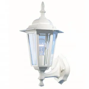 Tilbury Cast Aluminium Exterior Wall Lantern White by Mercator, a Outdoor Lighting for sale on Style Sourcebook