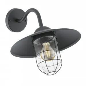 Eglo Melgoa IP44 Exterior Wall Light Black by Eglo, a Outdoor Lighting for sale on Style Sourcebook