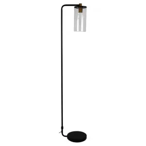 Raymont Metal & Glass Floor Lamp by Stylux, a Floor Lamps for sale on Style Sourcebook