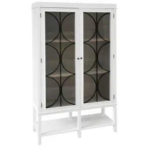 Maverick Birch Timber 2 Door Display Cabinet, White by Florabelle, a Cabinets, Chests for sale on Style Sourcebook