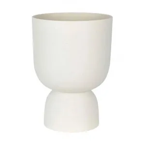 Blanche Polystone Planter Pot, Large, Chalk by MRD Home, a Plant Holders for sale on Style Sourcebook