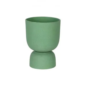 Blanche Polystone Planter Pot, Small, Green by MRD Home, a Plant Holders for sale on Style Sourcebook