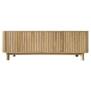 Vince Timber 4 Door TV Unit, 183cm, Natural by MRD Home, a Entertainment Units & TV Stands for sale on Style Sourcebook