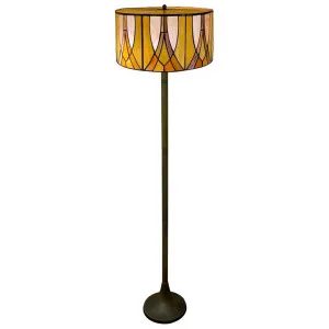 Marsden Tiffany Stained Glass Floor Lamp by Tiffany Light House, a Floor Lamps for sale on Style Sourcebook