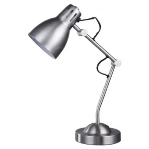 Nord Metal Adjustable Desk Lamp, Satin Chrome by Lexi Lighting, a Desk Lamps for sale on Style Sourcebook