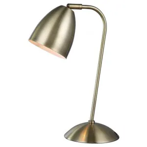 Astro Metal Adjustable Touch Desk Lamp, Antique Brass by Lexi Lighting, a Desk Lamps for sale on Style Sourcebook