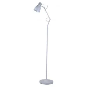 Nord Metal Adjustable Floor Lamp, White by Lexi Lighting, a Floor Lamps for sale on Style Sourcebook