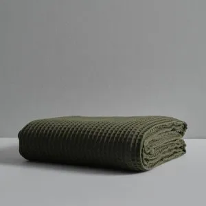 Canningvale Waffle Blankets - White, Single, Luxury Cotton by Canningvale, a Blankets & Throws for sale on Style Sourcebook